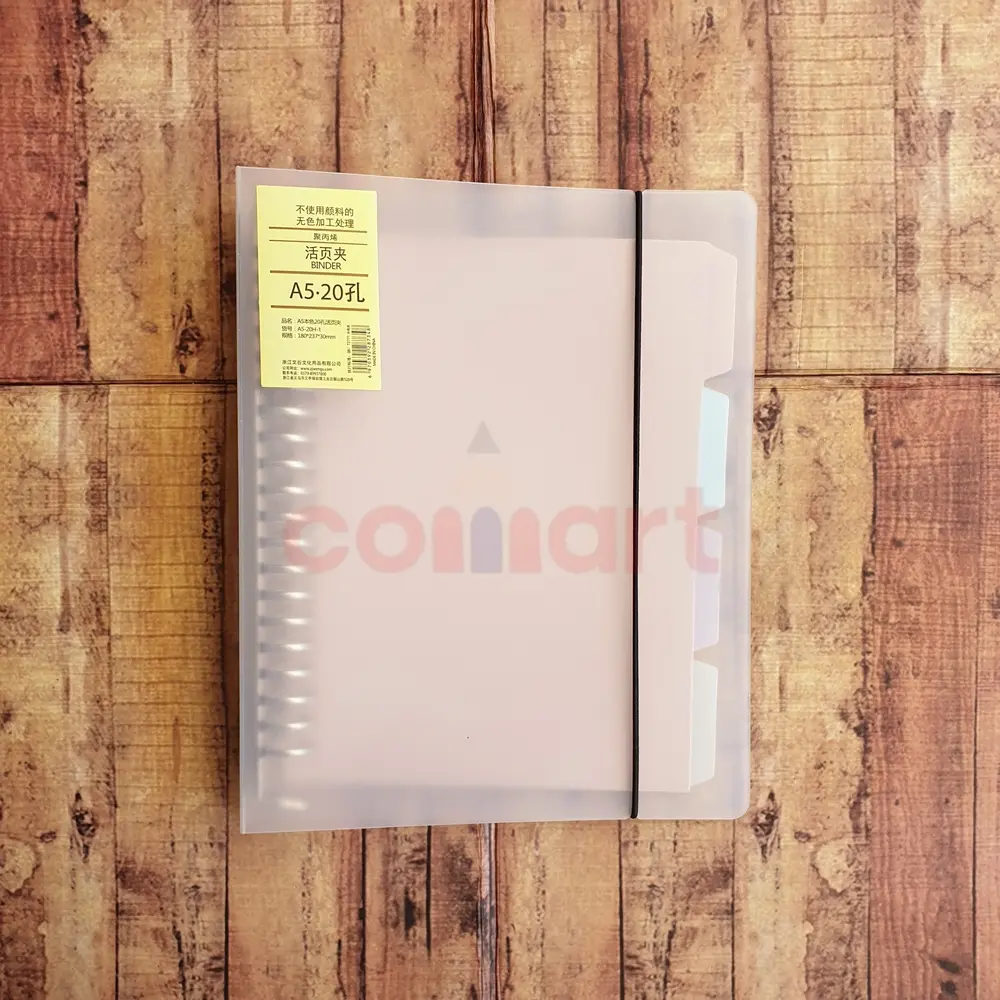 Map Binder A5 Wengu Transparan 20 Ring